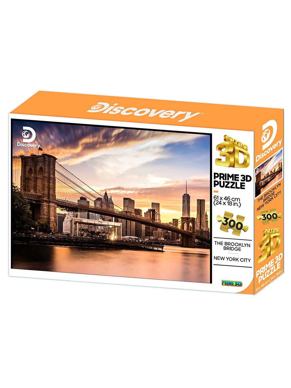 Prime 3D Discovery Brooklyn Köprüsü Yetişkin Puzzle 300 Parça 12090