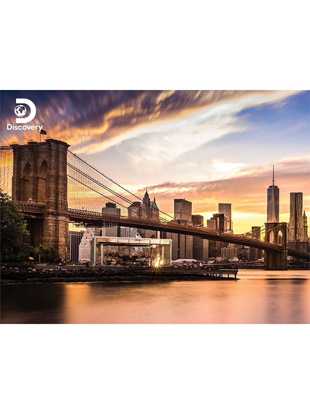 Prime 3D Discovery Brooklyn Köprüsü Yetişkin Puzzle 300 Parça 12090 - 1