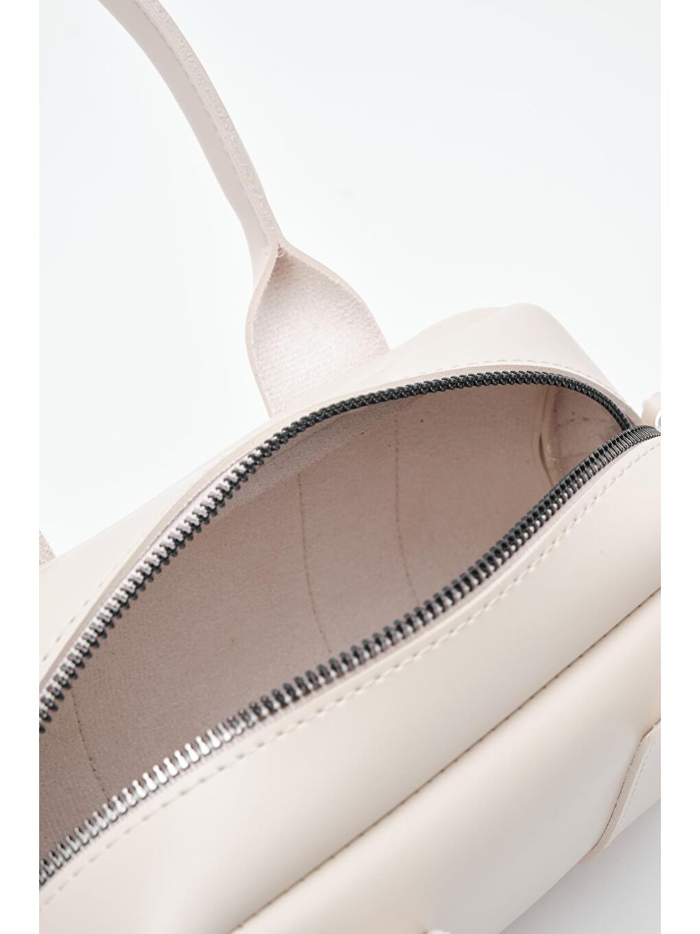 Ekru Arte El Ve Çapraz Çanta Krem-4