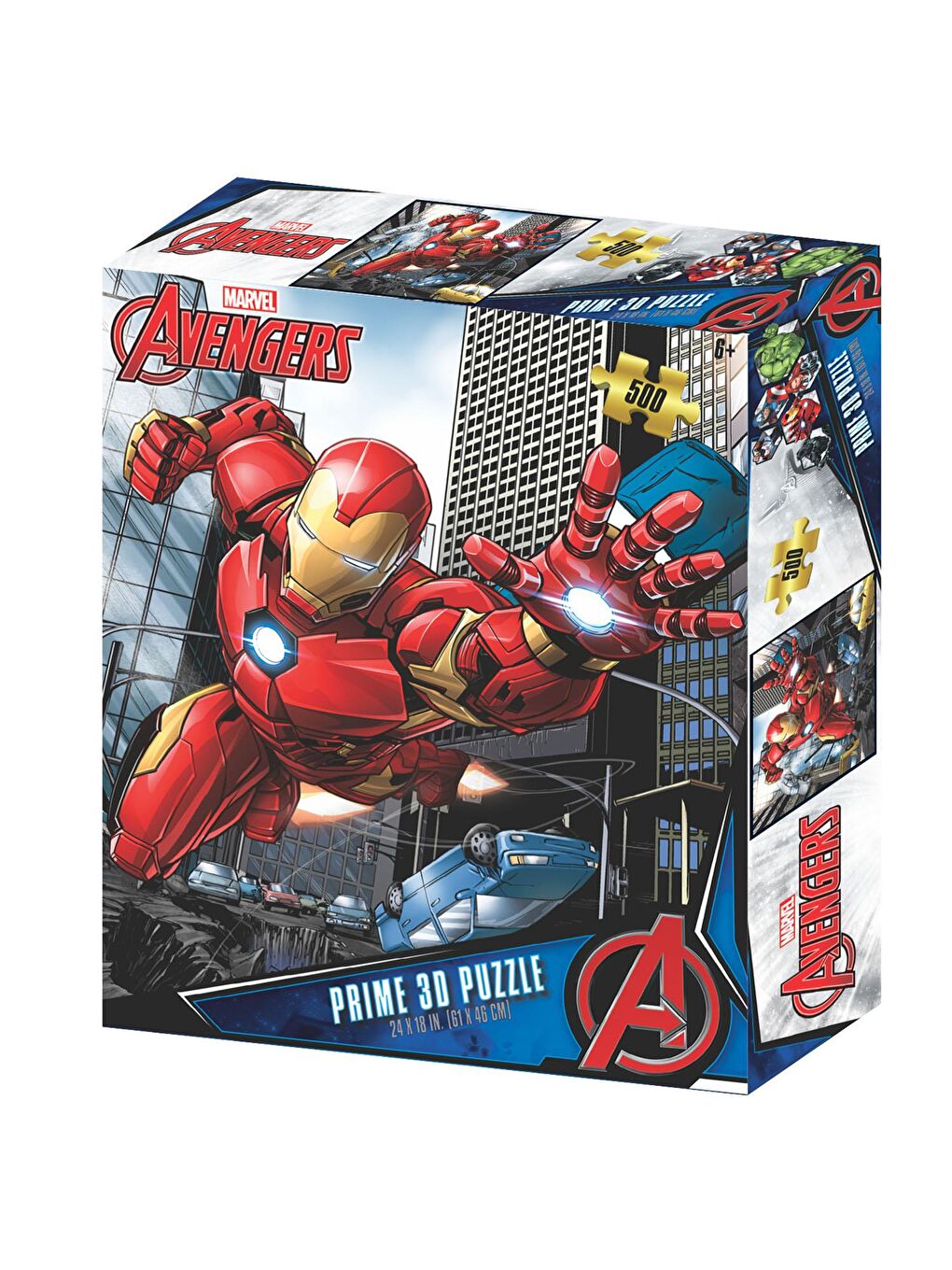 Prime 3D Renksiz Avengers Iron Man 500 Parça Yetişkin Puzzle 32625