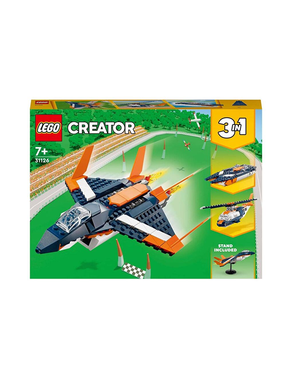 Lego Karışık Creator 3’ü 1 Arada Süpersonik Jet 31126 - 1