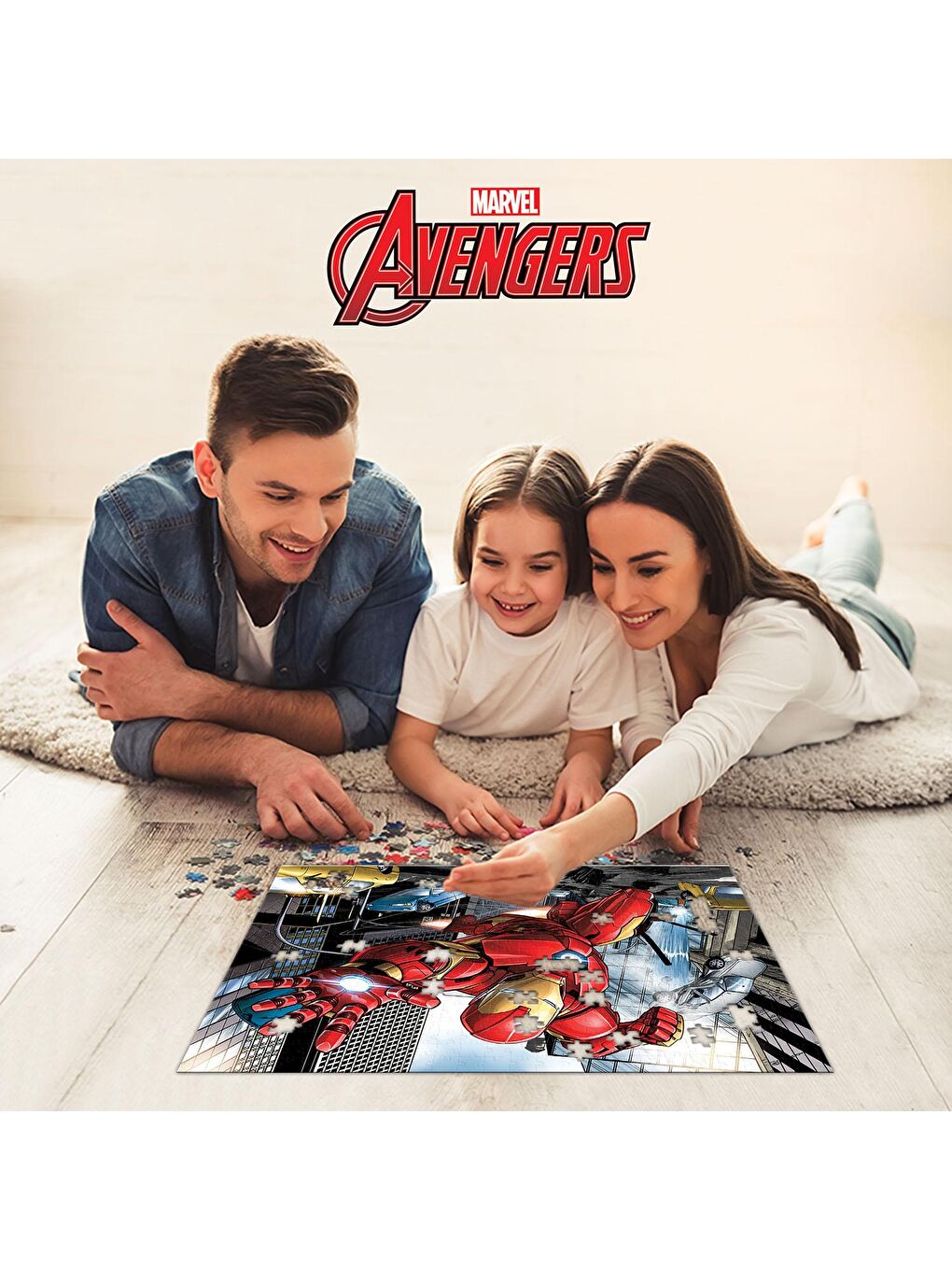 Prime 3D Renksiz Avengers Iron Man 500 Parça Yetişkin Puzzle 32625 - 1