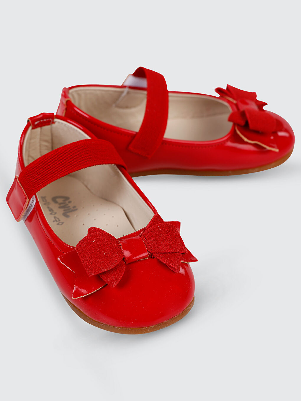 Girls Kız Çocuk Babet 21-25 Numara Kırmızı-2