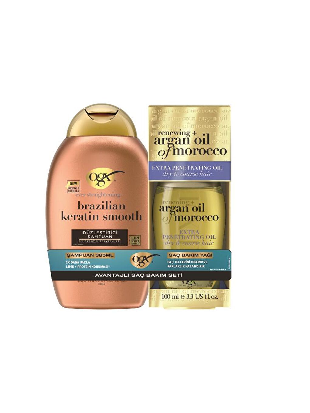 Brazilian Keratin Şampuan 385 ml + Argan Yağ 100 ml-1
