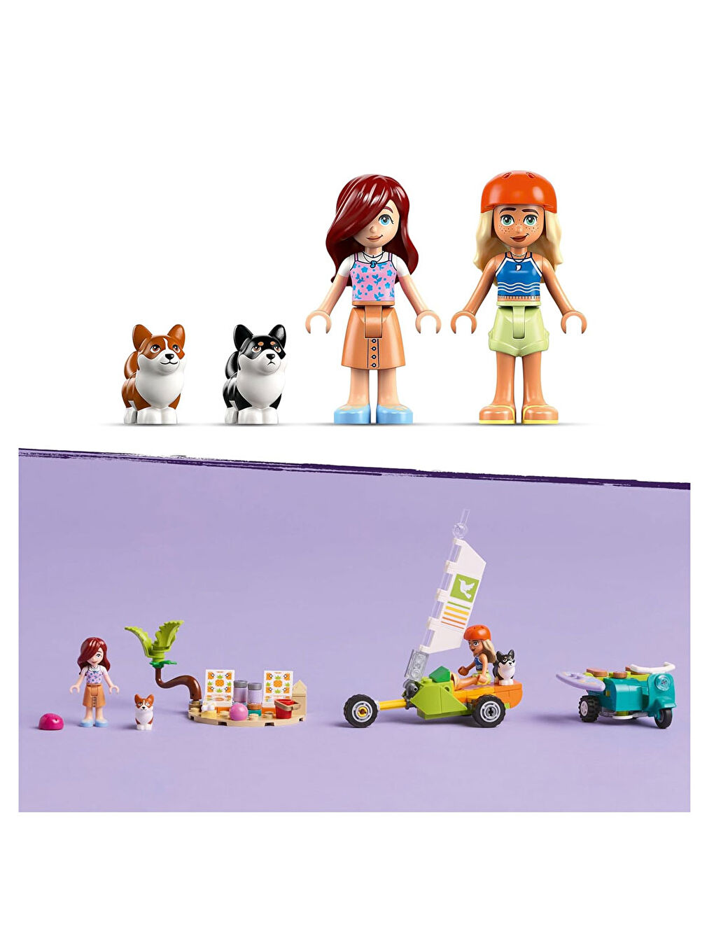 Lego Friends Sörfçü Köpekler ve Scooter Macerası 42641 - 5