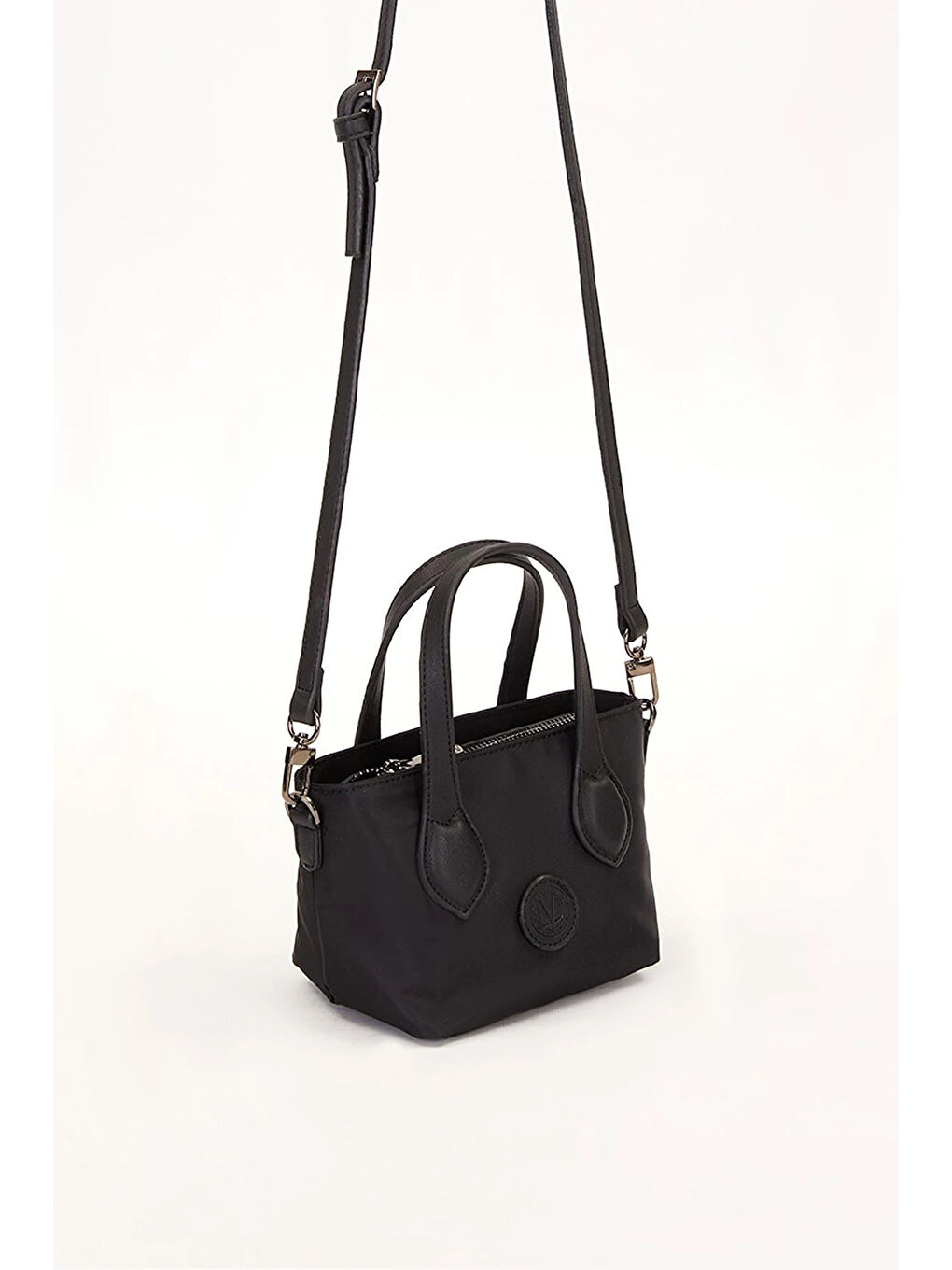 Saten Kumaş Spor Casual Küçük Boy Çanta 930506 Siyah-1