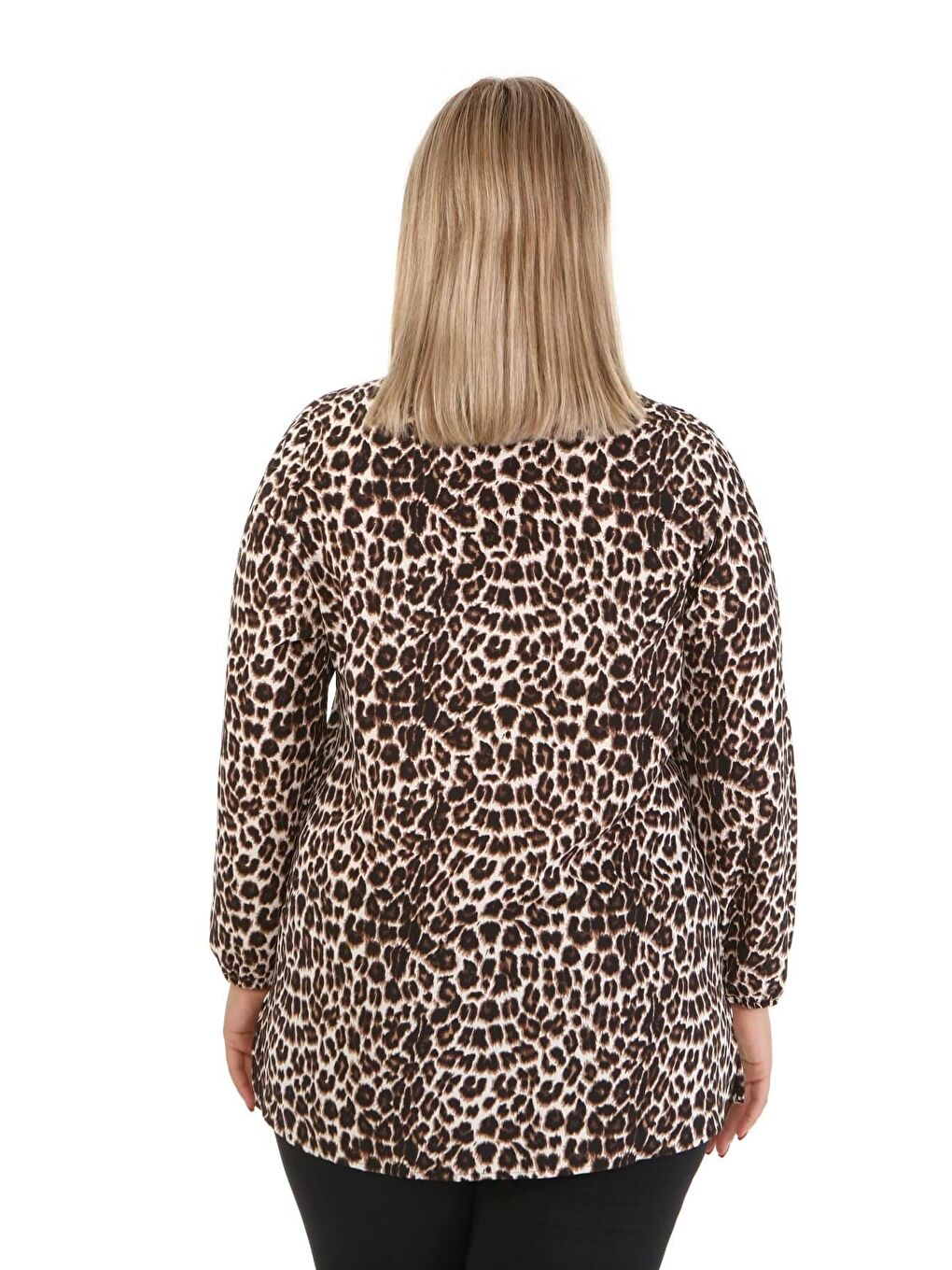 Mylinemoda Kahverengi Leopar Desenli Gömlek - 4