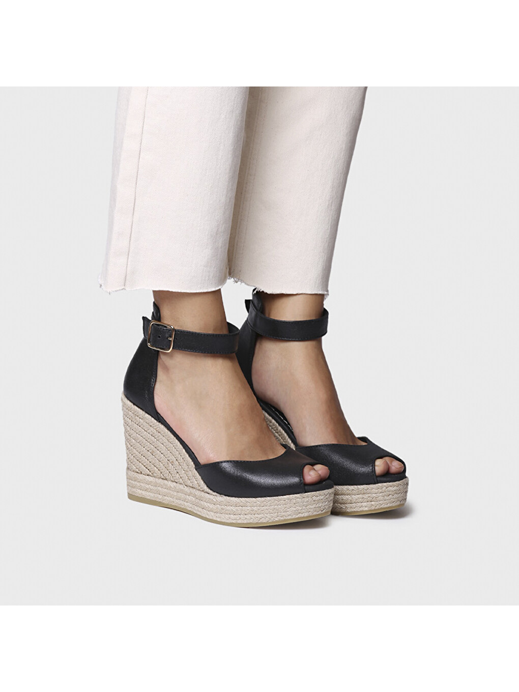Siyah Kadın Sandalet Otile Black-3