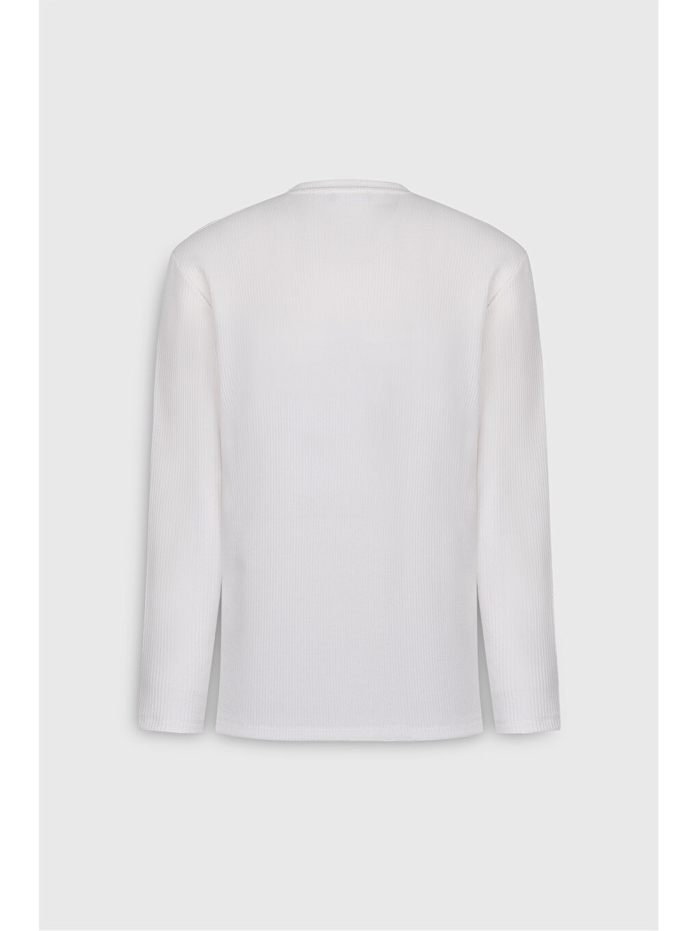 Erkek Ekru Pamuklu Slim Fit Bisiklet Yaka Jakarlı Esnek Tişört-8