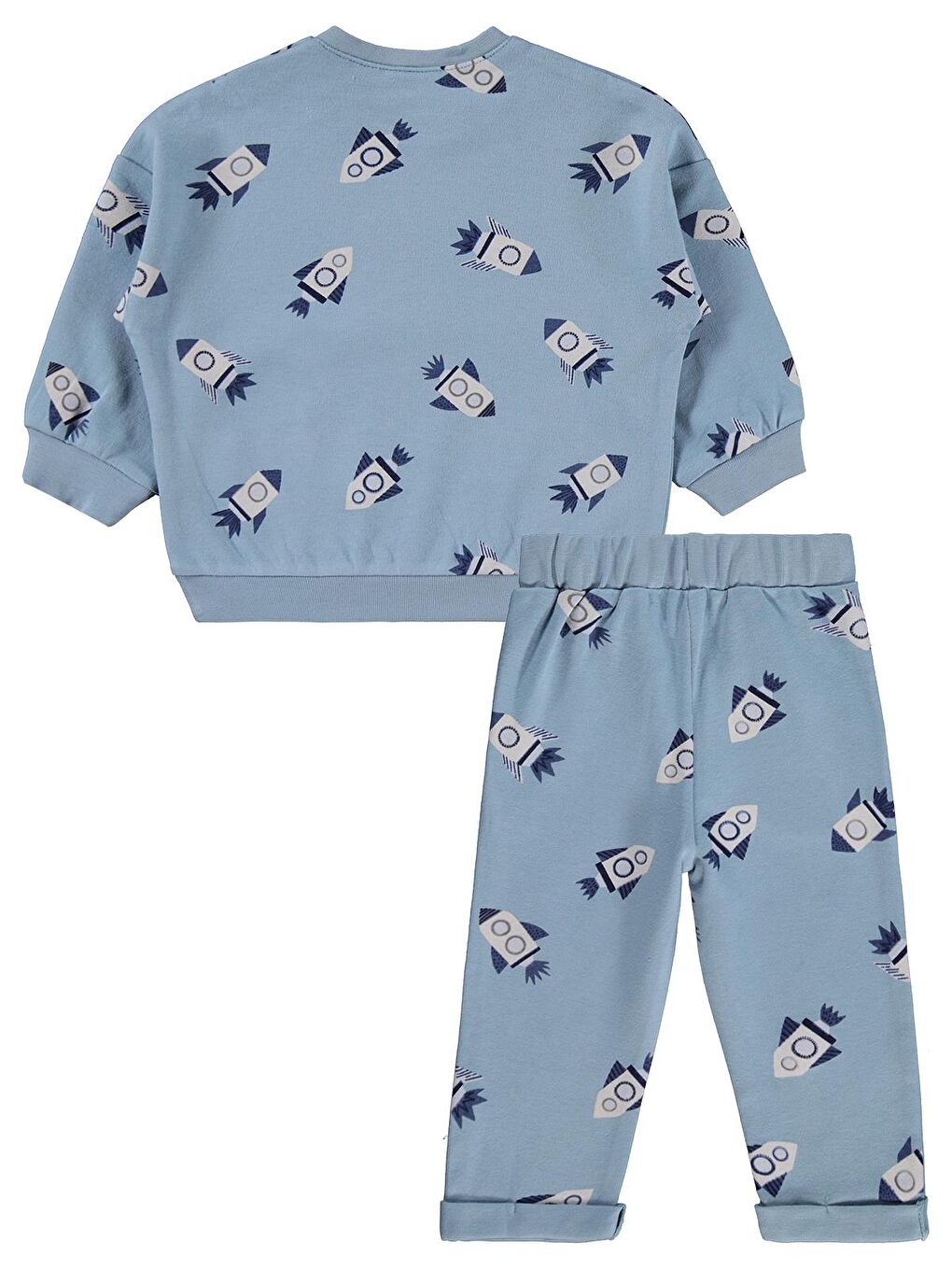 Baby Roket Empirme 6-18 Ay Takım - Mavi 12-18 Ay-1