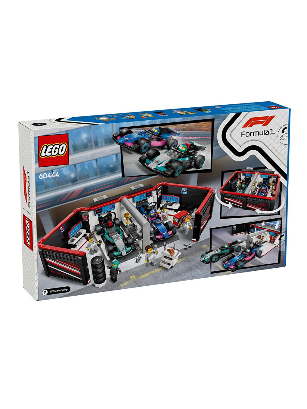 Lego City F1 Garajı ve Mercedes-AMG ve Alpine 60444 - 2
