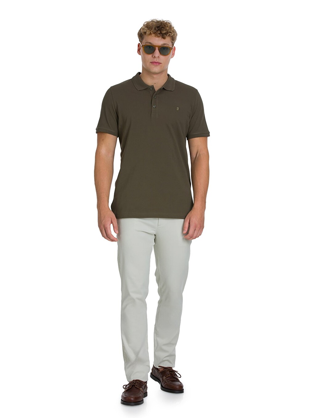 Mavi Regular Fit Yandan Cepli Kanvas Pantolon-1