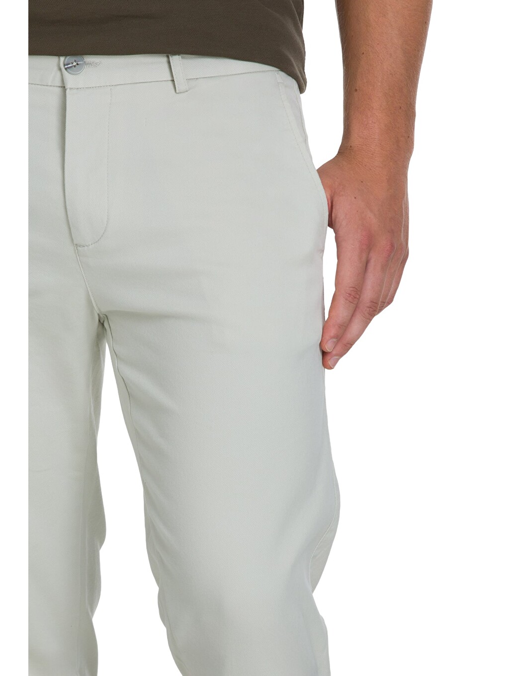 Mavi Regular Fit Yandan Cepli Kanvas Pantolon-3
