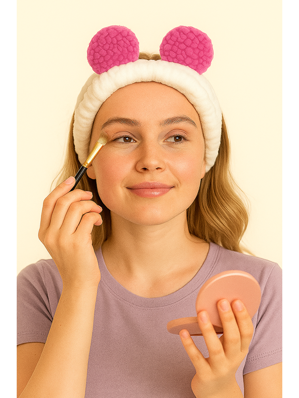 Karışık Kulak Aksesuarlı Saç Bandı-1