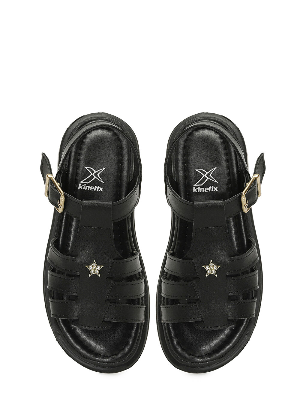 NOVALE F 5FX Siyah Kız Çocuk Sandalet-3