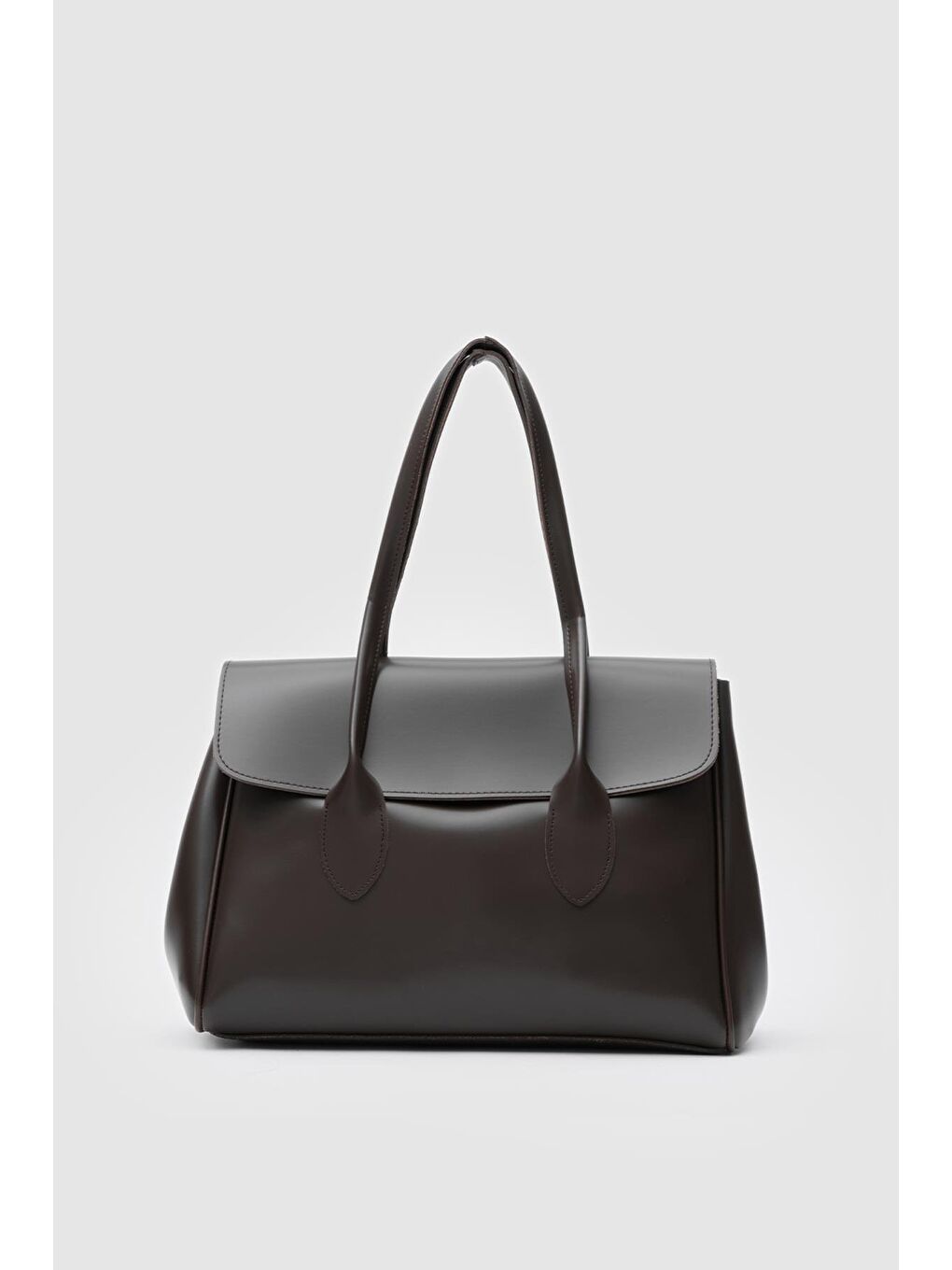 Kahverengi Lonn Large Evrak Çantası Acı Kahve-1