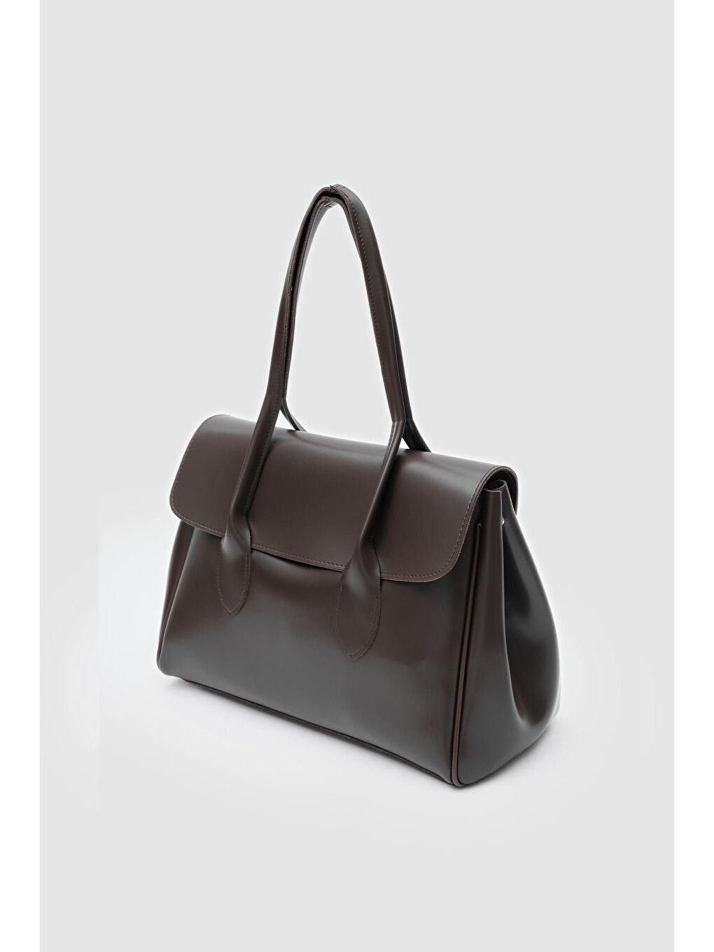 Kahverengi Lonn Large Evrak Çantası Acı Kahve-2