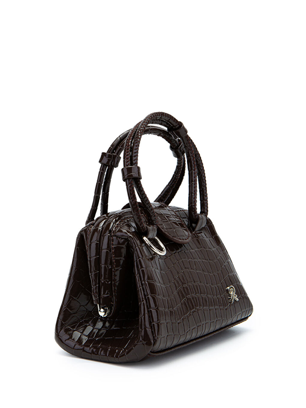 Mini Cluth Tokyo Kadın El Ve Çapraz Çanta Kahverengi-3