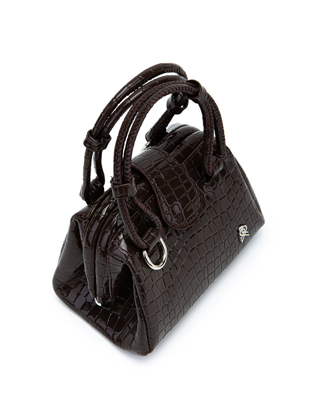 Mini Cluth Tokyo Kadın El Ve Çapraz Çanta Kahverengi-4