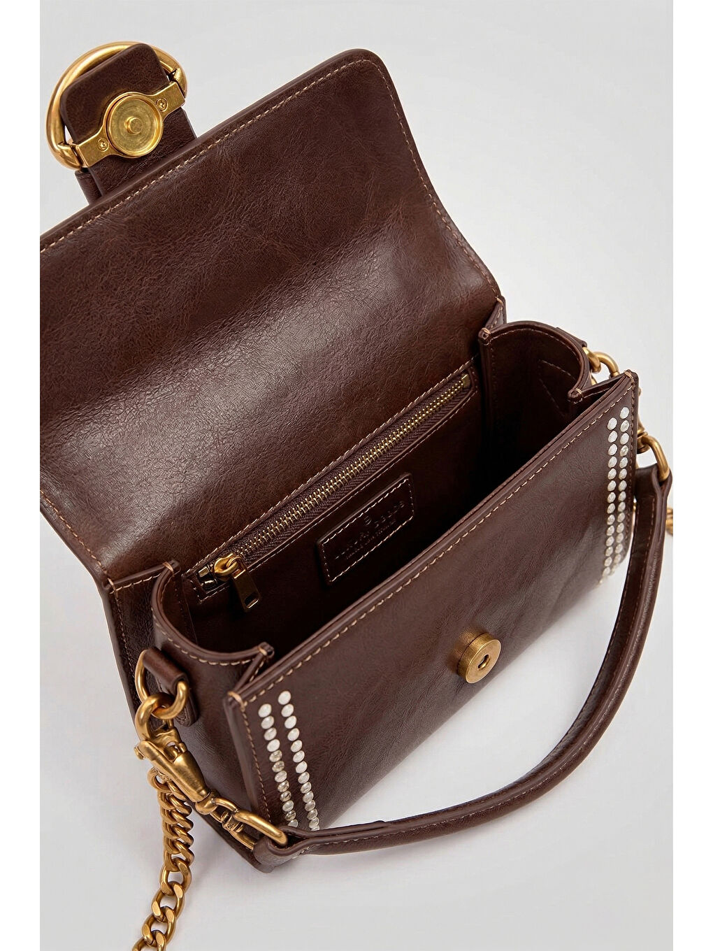 Premium Küçük Boy Çanta 930429 Kahverengi-3