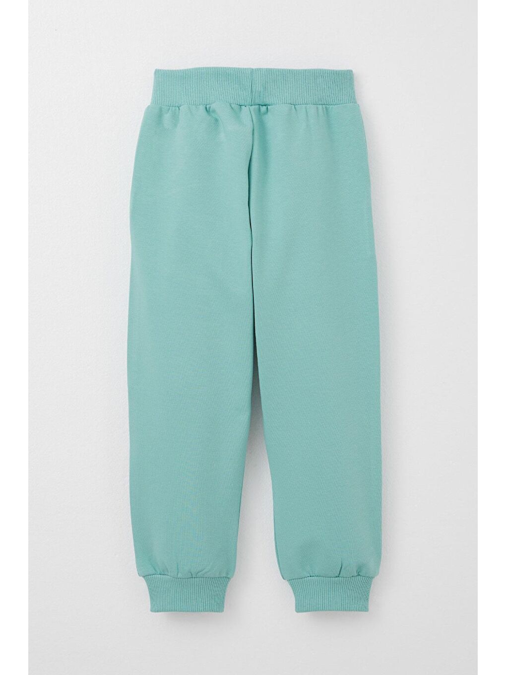 Turkuaz Erkek Bebek Eşofman Takım Sevimli Ayıcık Desenli Kanguru Cepli Su Yeşili (9 Ay-1 Yaş)-4