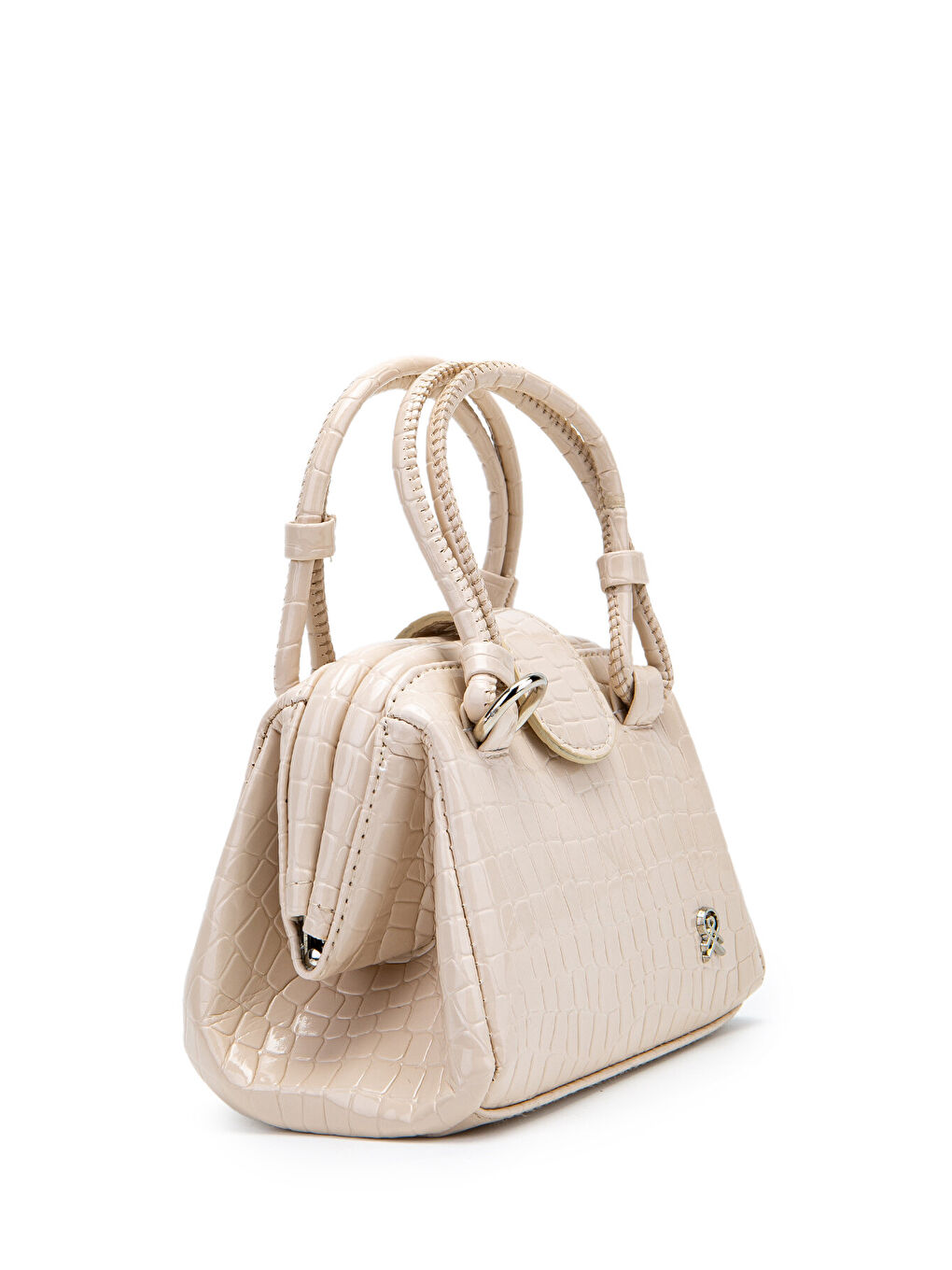 Ekru Mini Cluth Tokyo Kadın El Ve Çapraz Çanta Krem-1