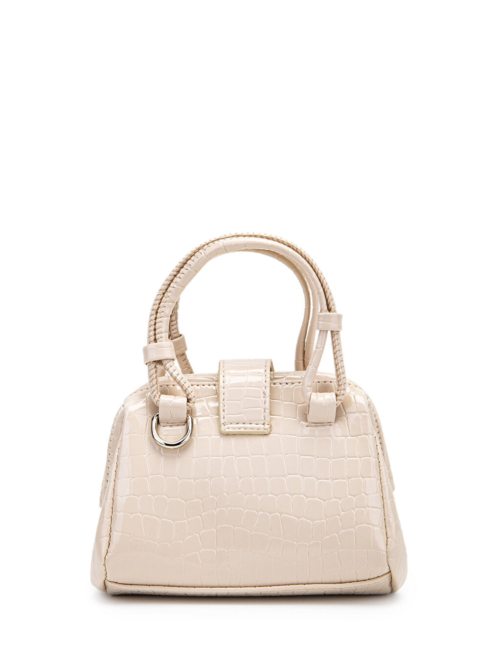 Ekru Mini Cluth Tokyo Kadın El Ve Çapraz Çanta Krem-3