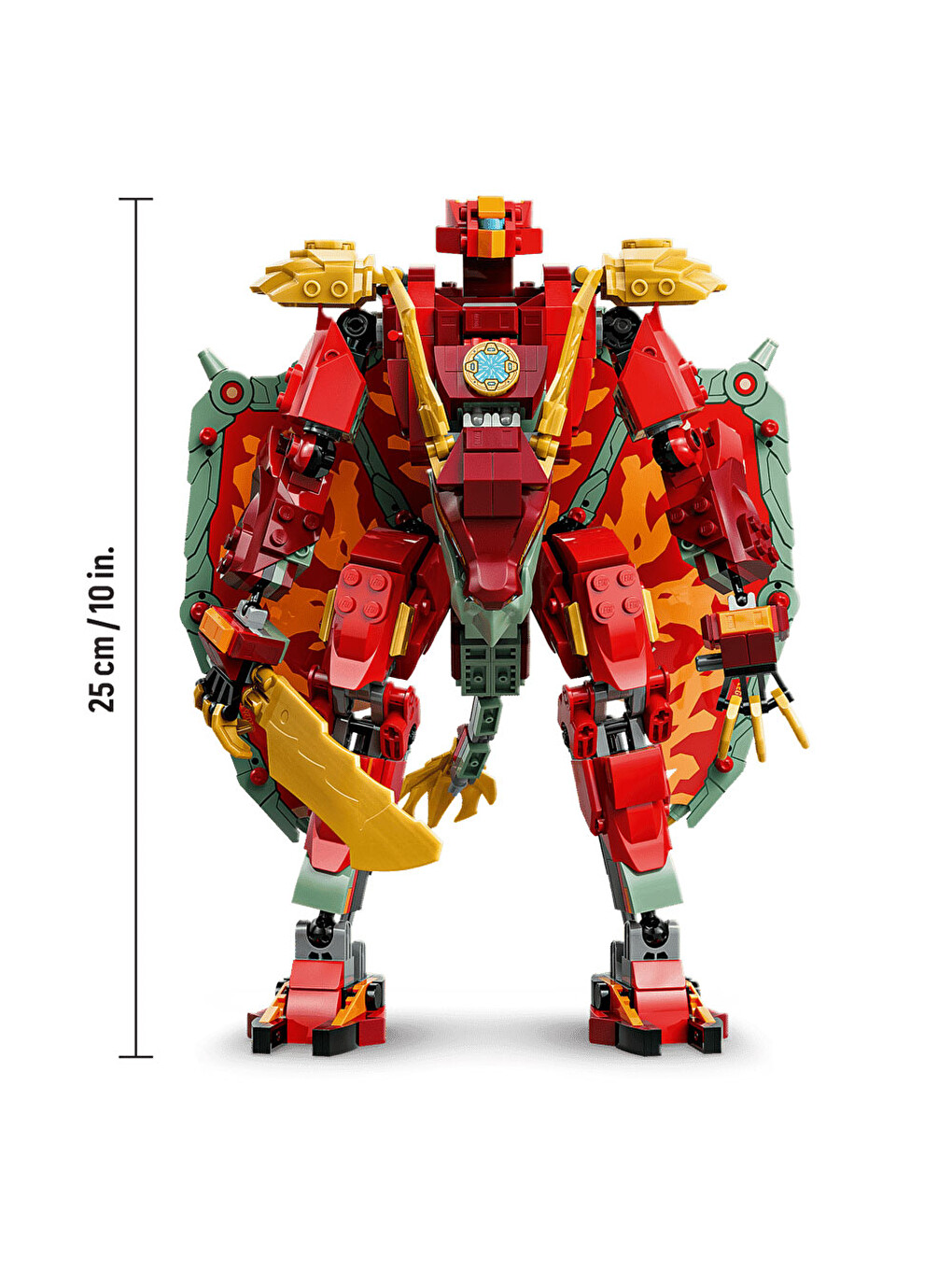 Nınjago Wyldfyre'ın Dönüşen Ejderha Robotu 71868-1