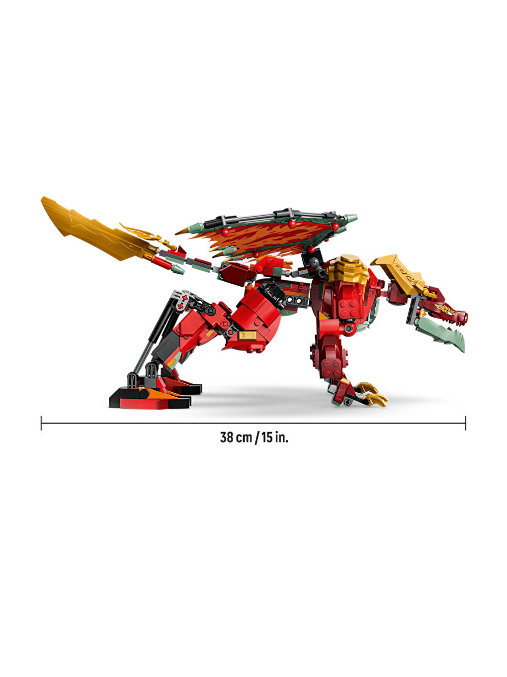 Nınjago Wyldfyre'ın Dönüşen Ejderha Robotu 71868-8