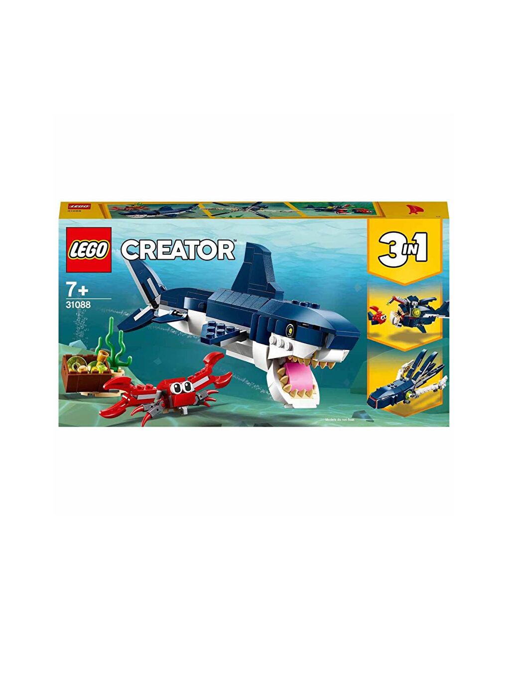 Lego Creator 3’ü 1 arada Derin Deniz Yaratıkları 31088 - 2