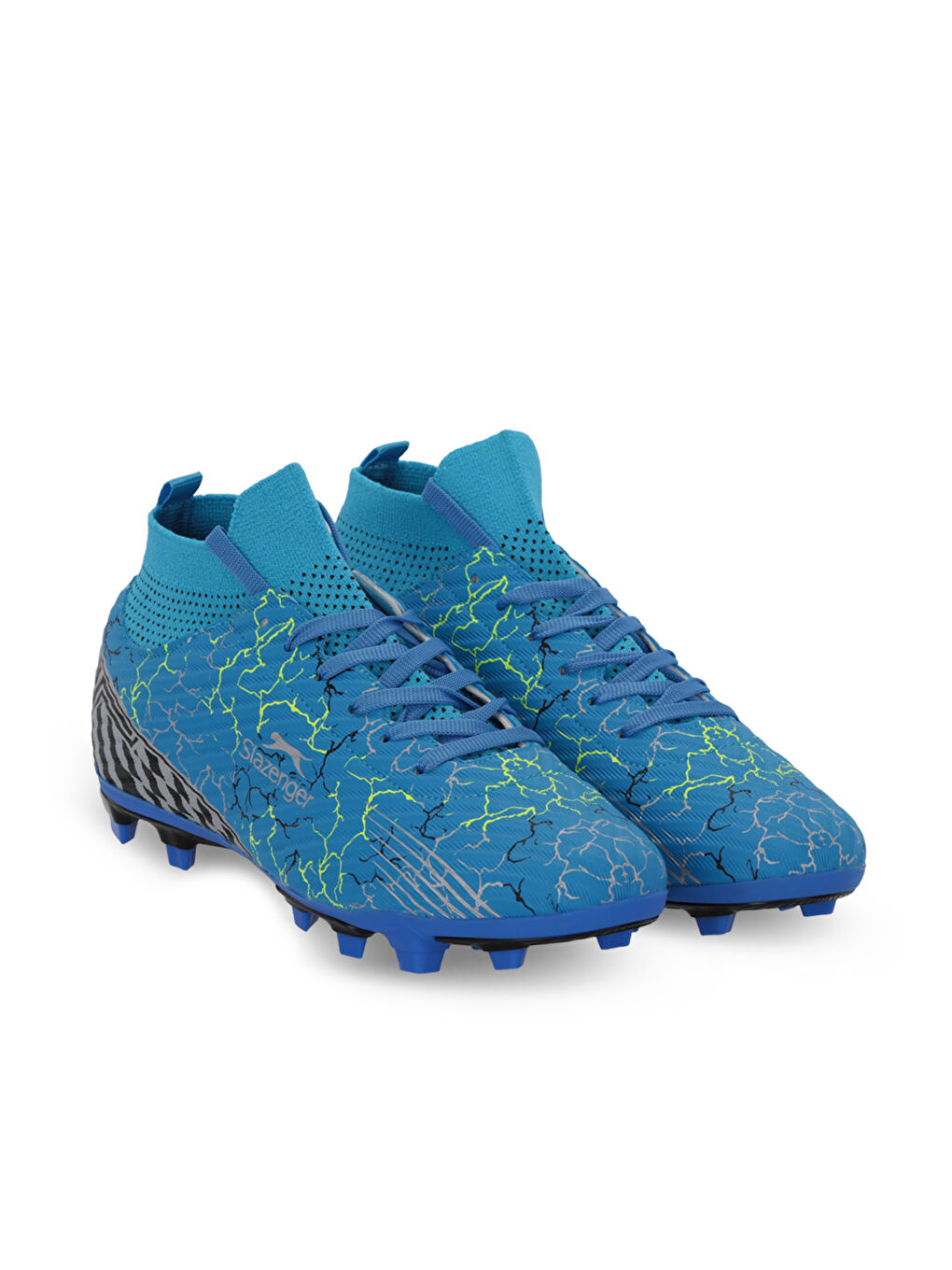 CORNER Erkek Halı Saha Saks Mavi Futbol Ayakkabısı-1