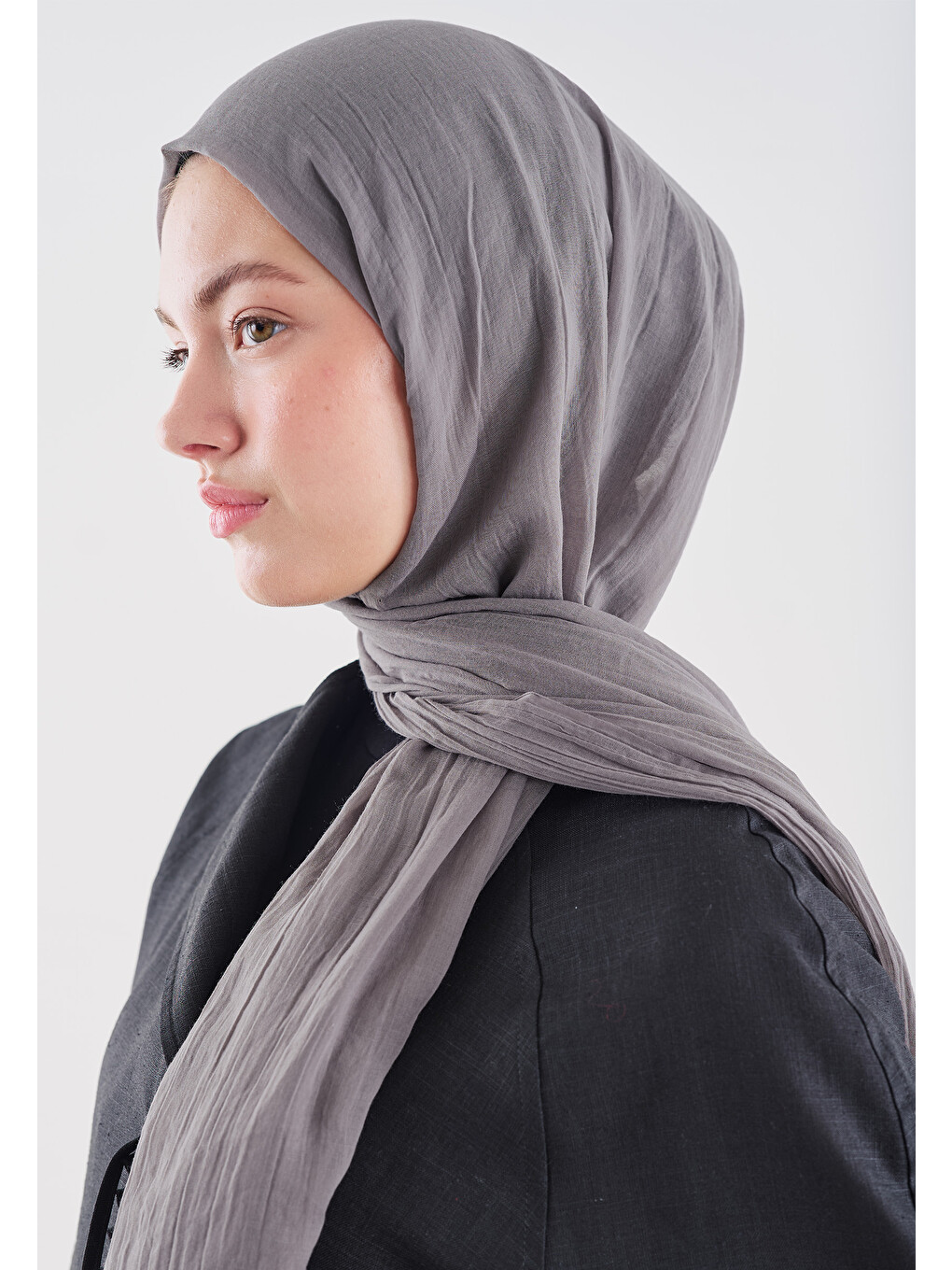 Gri Dubai Premium Şal Füme-3