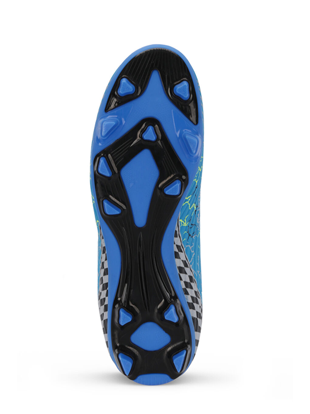 CORNER Erkek Halı Saha Saks Mavi Futbol Ayakkabısı-6