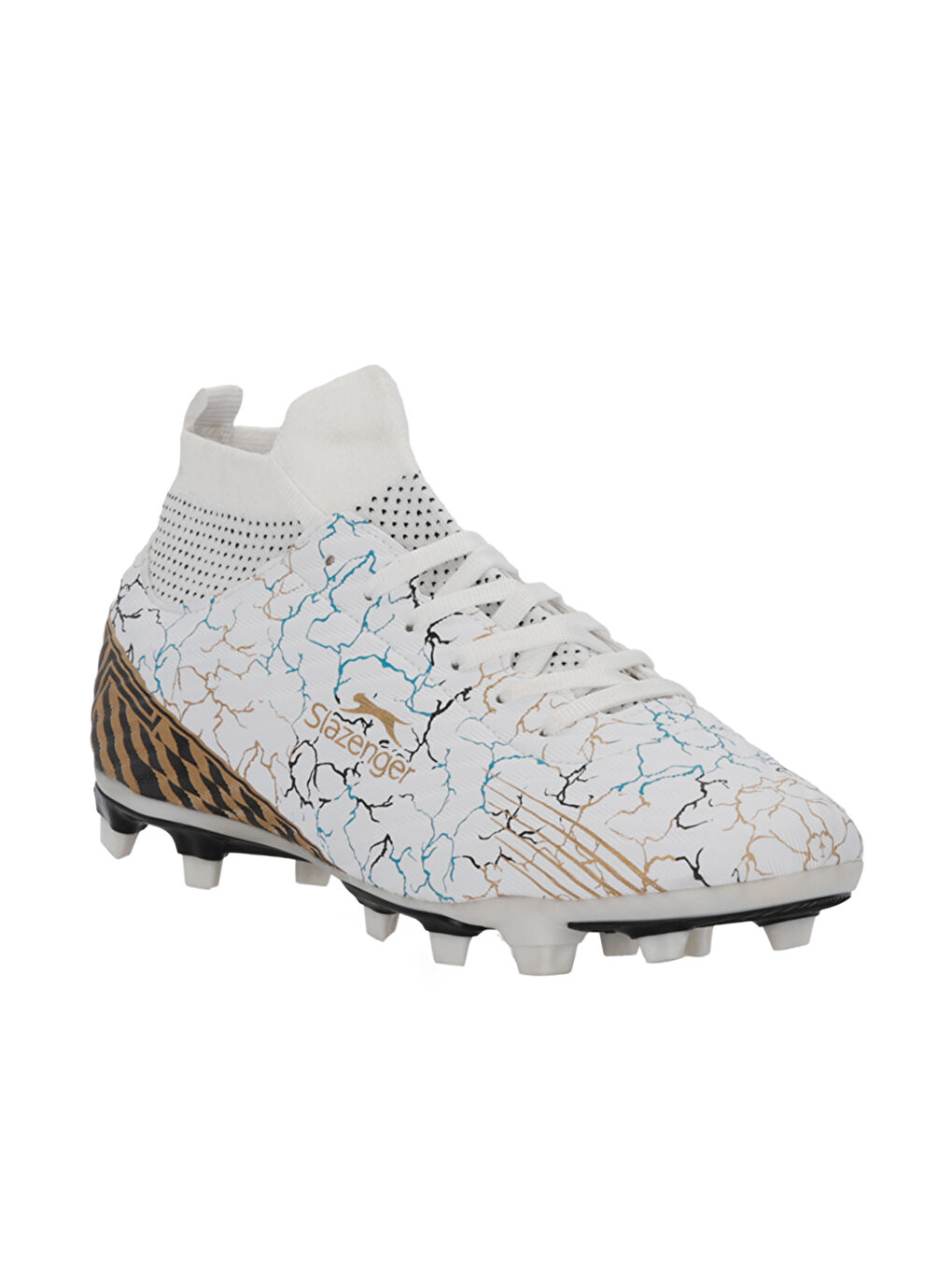 CORNER Erkek Halı Saha Beyaz / Mavi Futbol Ayakkabısı-3