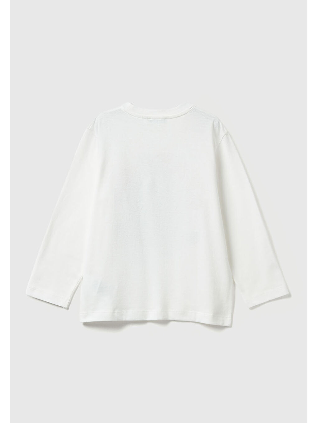 Erkek Çocuk Ekru Önü Baskılı Fermuarlı Aplikeli Jarse Uzun Kollu T-shirt-1