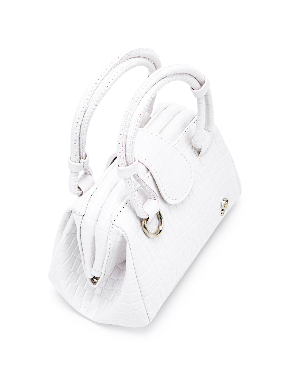 Mini Cluth Tokyo Kadın El Ve Çapraz Çanta Beyaz-4