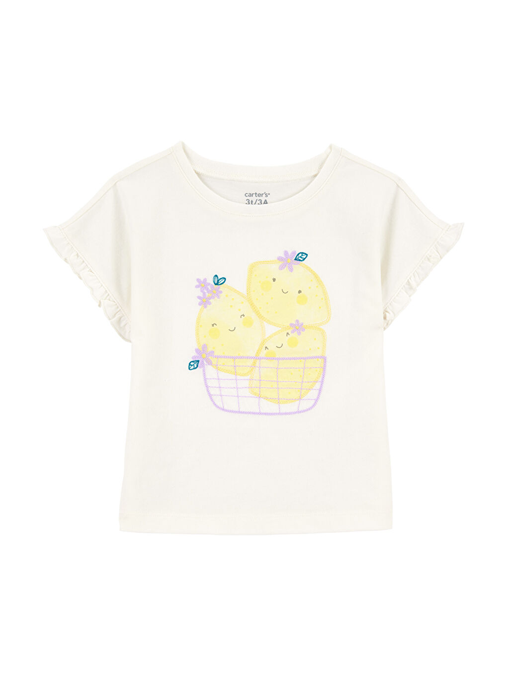 Ekru Küçük Kız Çocuk Tshirt