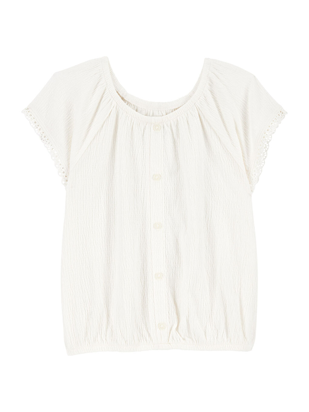 Ekru Kız Çocuk Tshirt