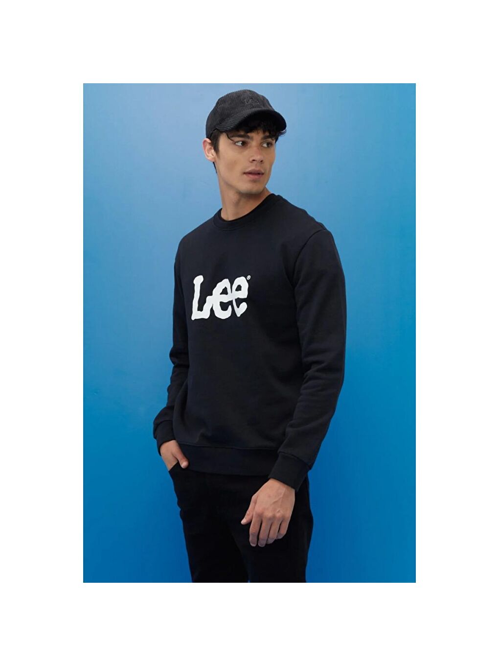 Erkek Siyah Sweatshirt