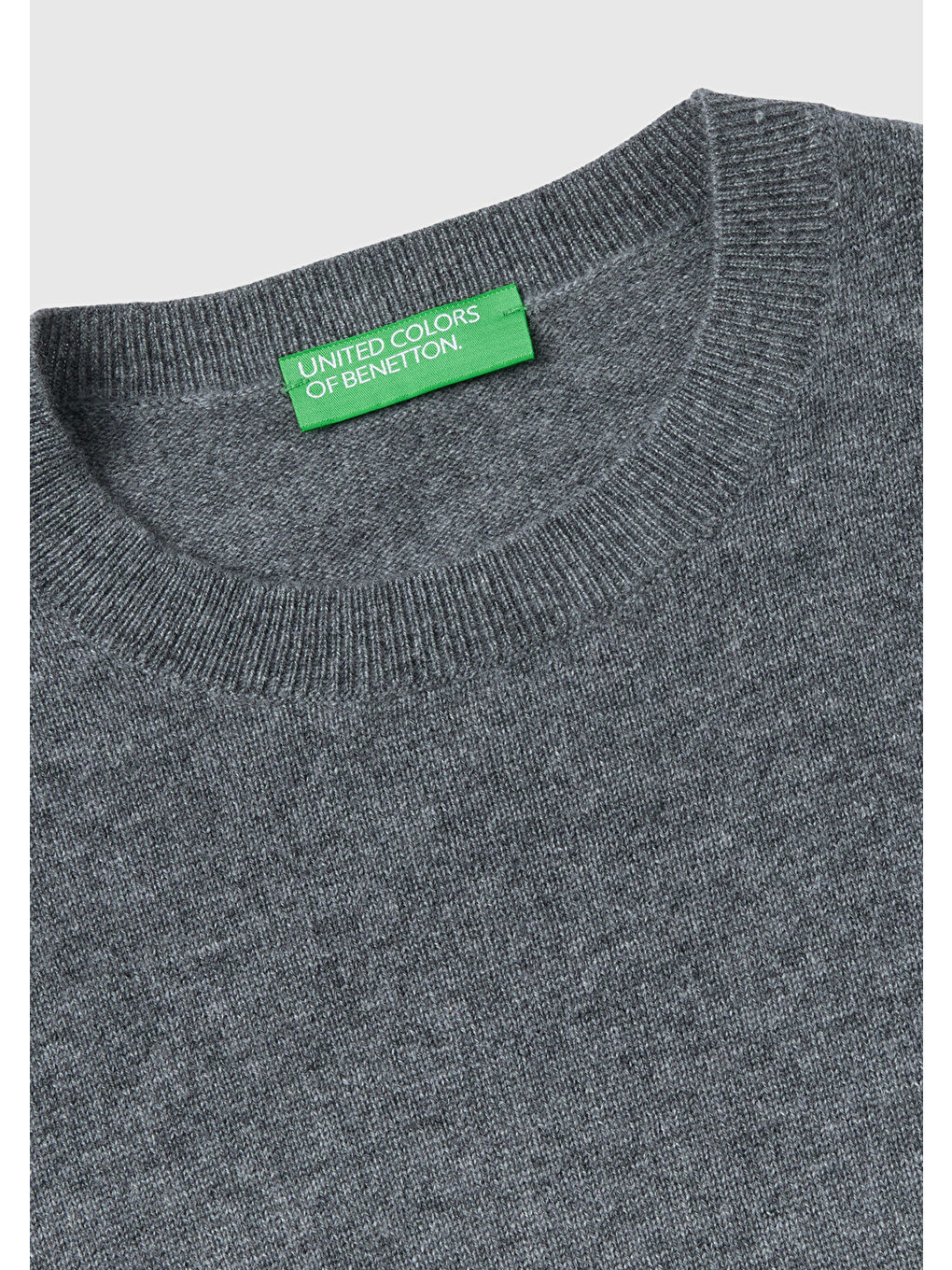 Kadın Antrasit Melanj %100 Kaşmir Kazak-5