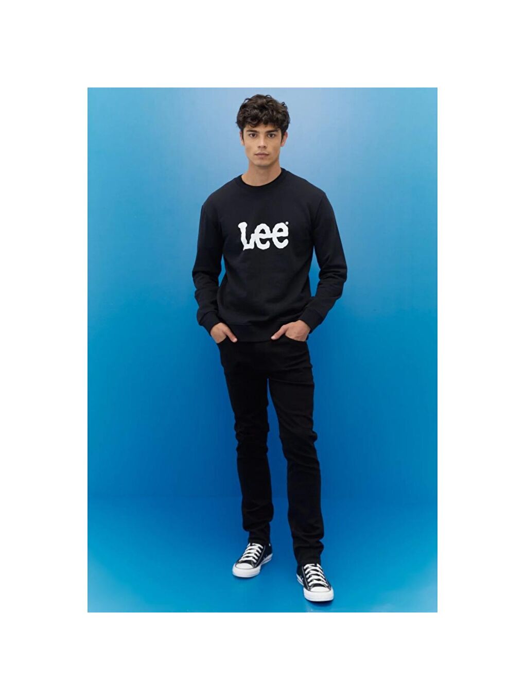 Erkek Siyah Sweatshirt-2