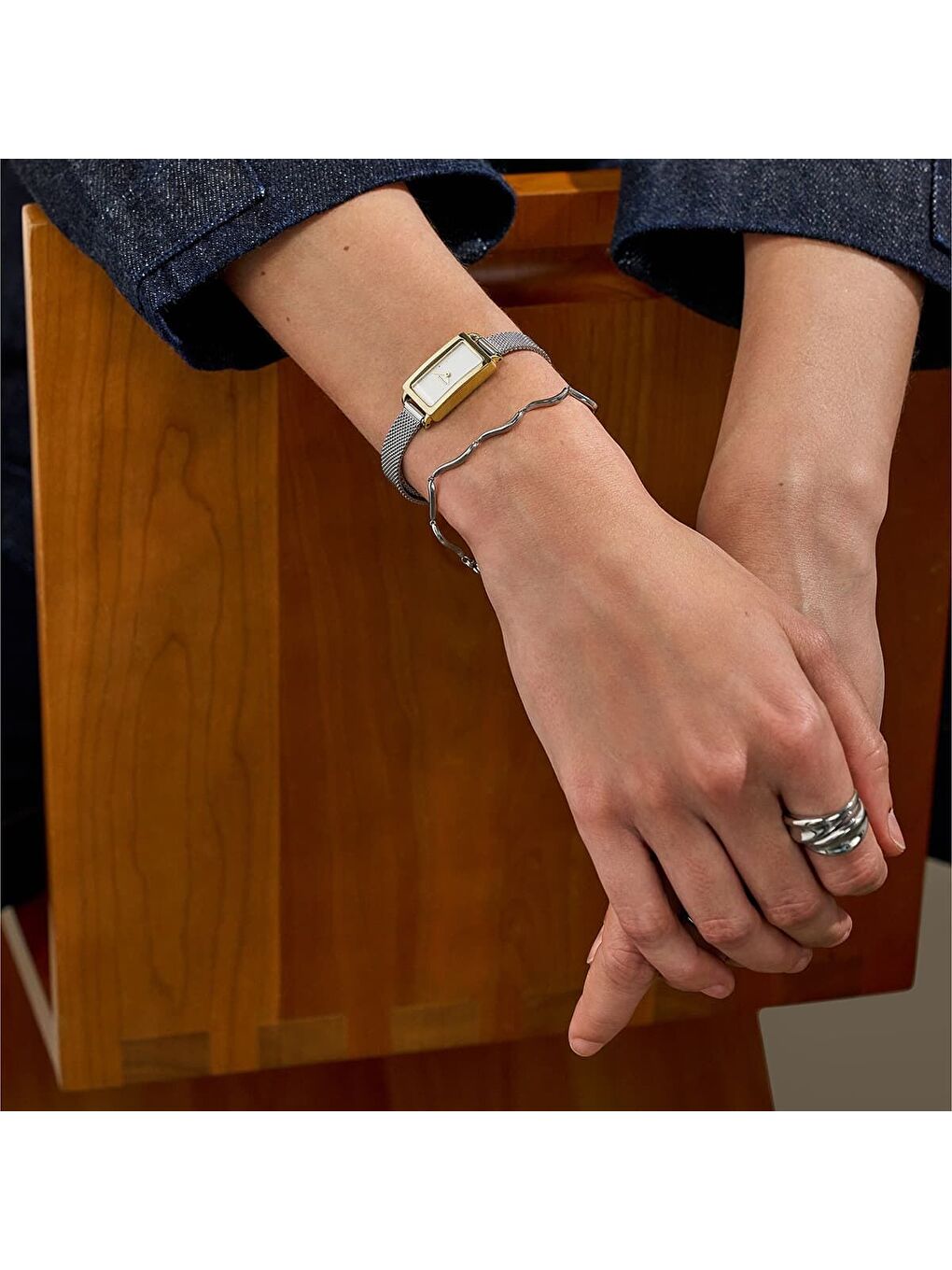 Gri SKW3147 Kadın Kol Saati-3