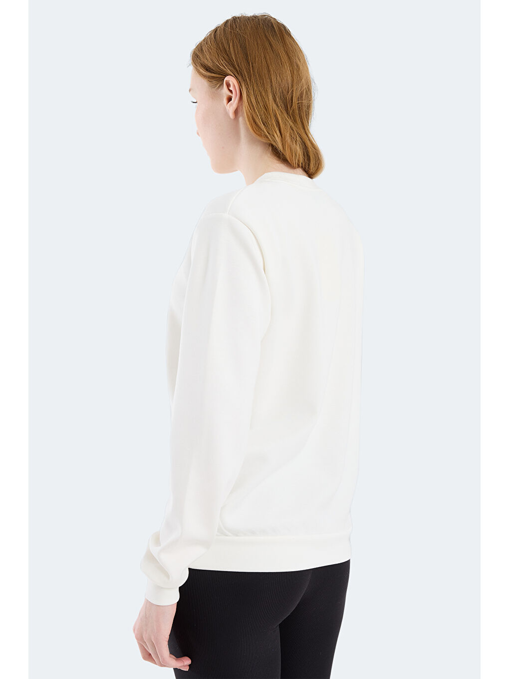 KRISTIA I Kadın Ekru Sweatshırt-3