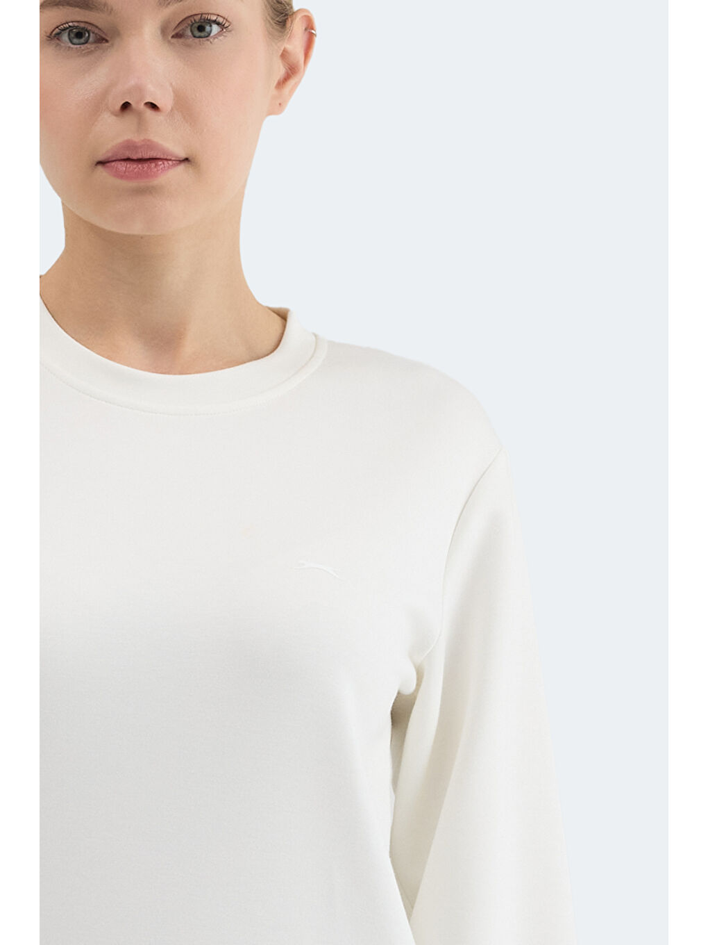 KRISTIA I Kadın Ekru Sweatshırt-8