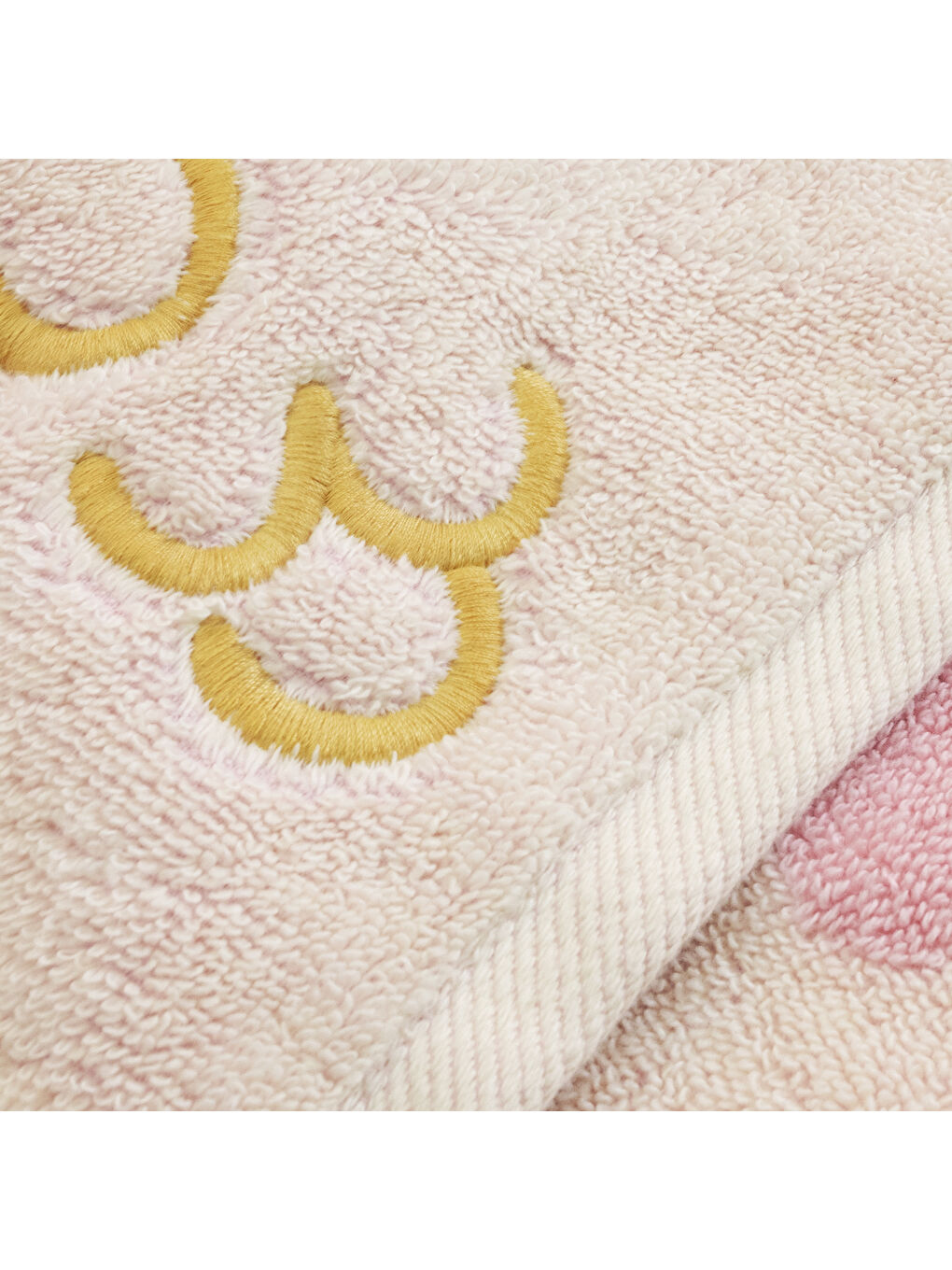 Pembe Milo %100 Organik Pamuk Velur Havlu 70 x 140 cm-4
