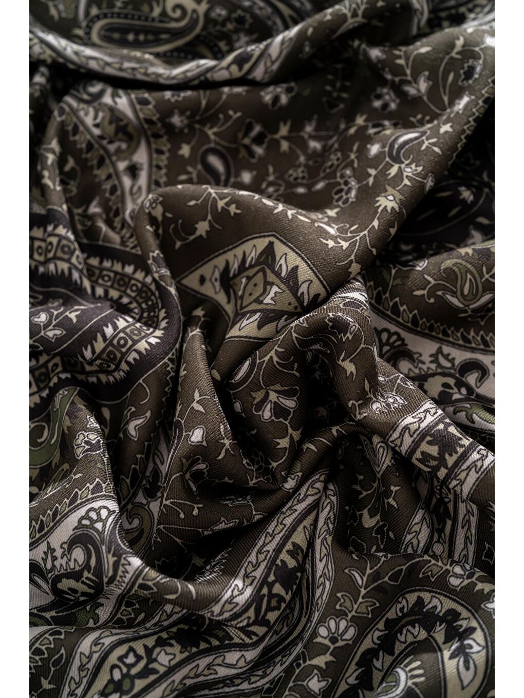 Turkuaz Kadın Etnik Desen Soft Şal Prusa 152.04.0003-8