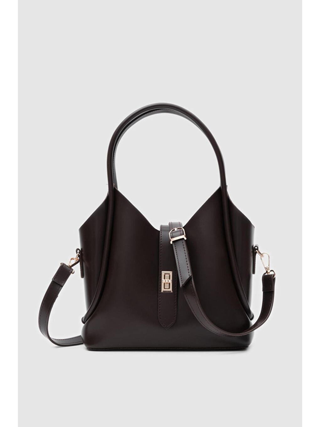 Kahverengi Cindy El Ve Çapraz Çanta Acı Kahve