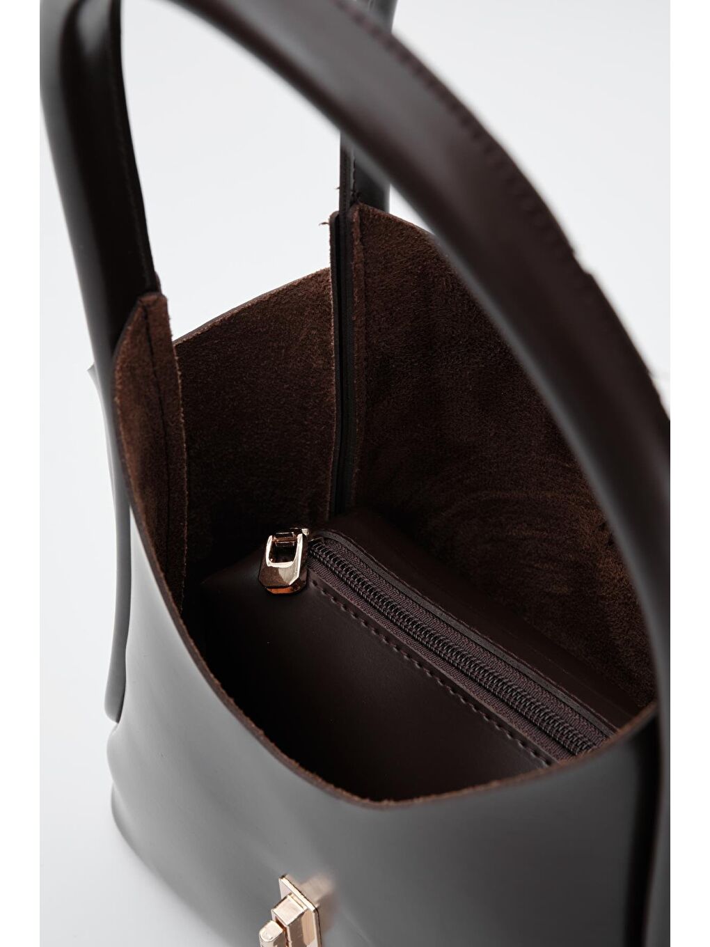 Kahverengi Cindy El Ve Çapraz Çanta Acı Kahve-2