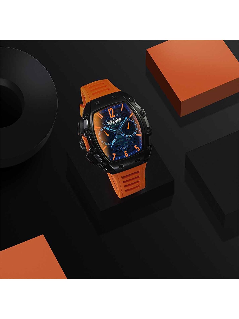 Turuncu WRM2009-R Erkek Kol Saati-6