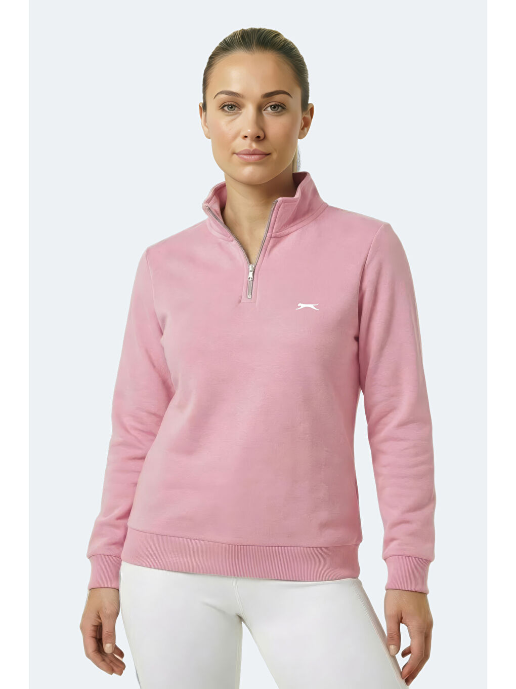 Pembe MAXIS I Kadın Gül Sweatshırt-3